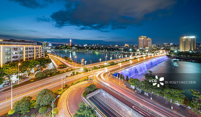 河源市车水马龙图片素材