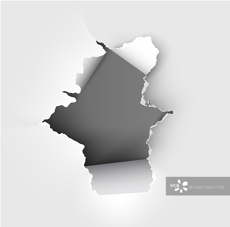 背景上撕裂纸张的破洞图片素材