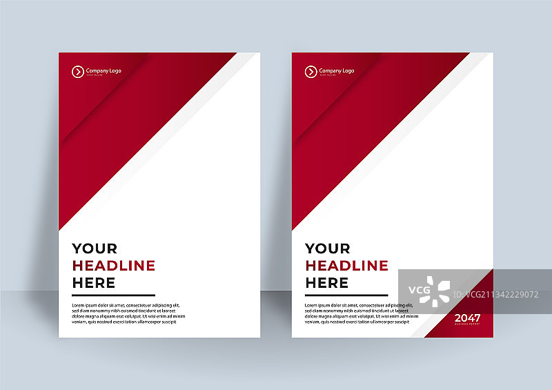 A4企业书籍封面设计模板图片素材