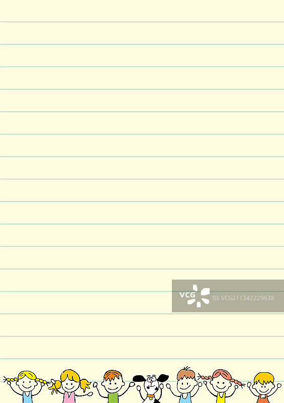 儿童和小狗图片素材