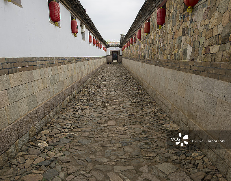 中国山东省烟台市栖霞市牟氏庄园图片素材