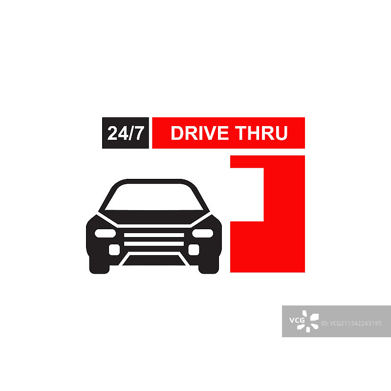 汽车餐厅文字标志设计模板图片素材