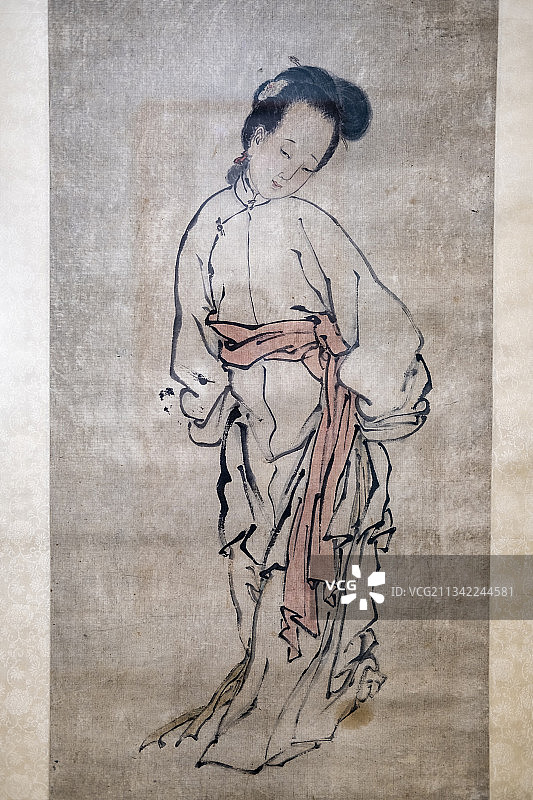 扬州八怪人物画图片素材