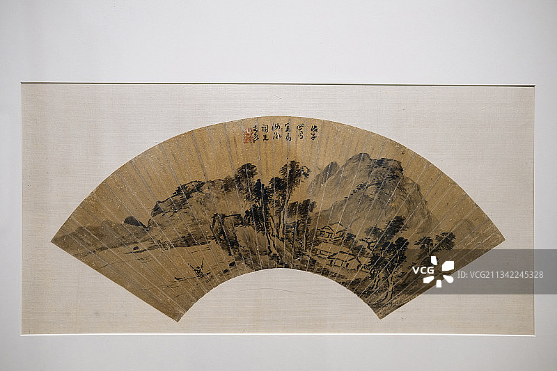 扬州八怪扇面图片素材