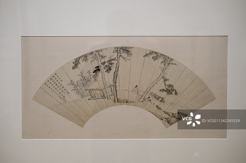 扬州八怪扇面图片素材