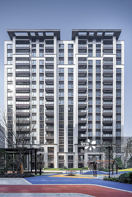 金地龙湖商置都会风华小区建筑外立面图片素材