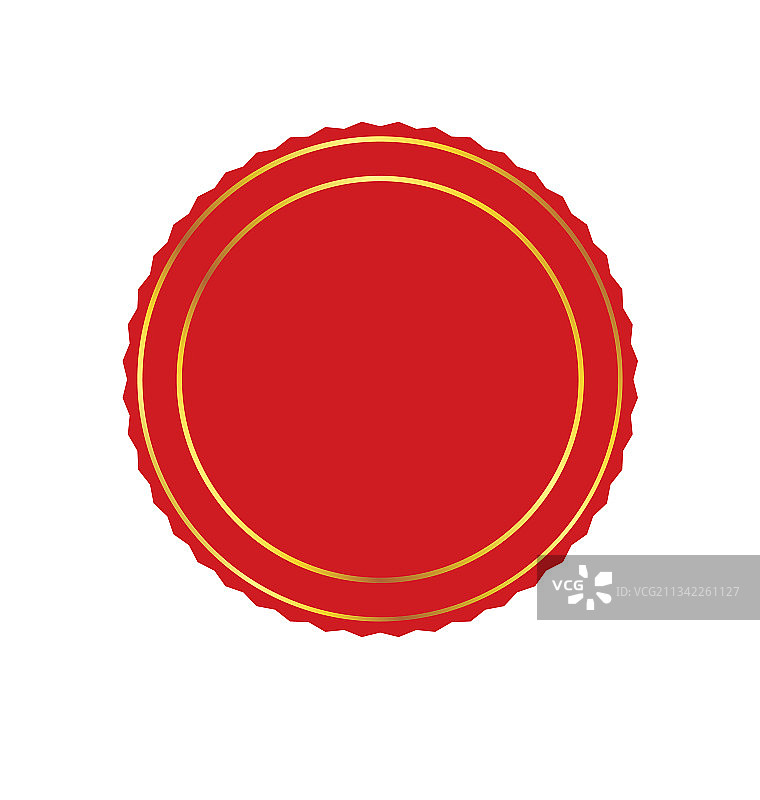 红色空白文档奖状印章图片素材