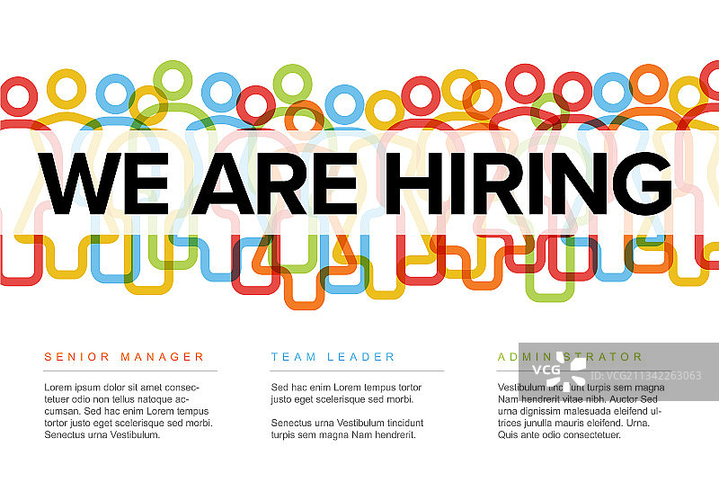 极简招聘宣传单模板图片素材