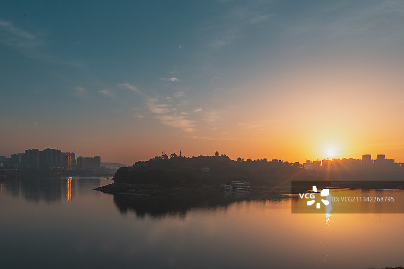 广安的清早图片素材
