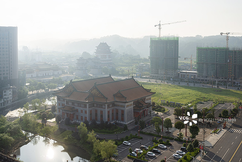 贵州省黔南州独山县紫禁城古风博物馆图片素材