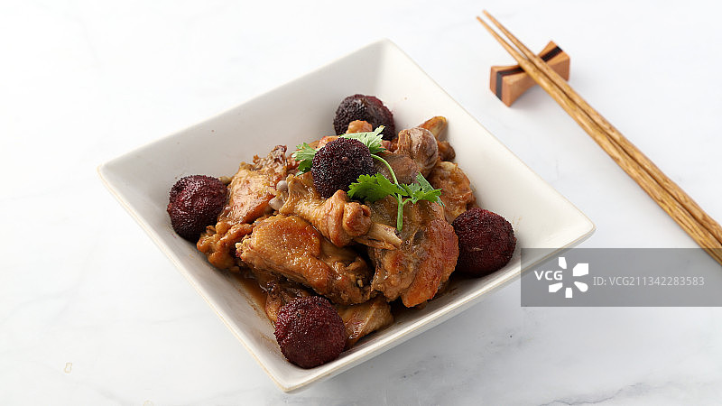 杨梅鸡煲图片素材