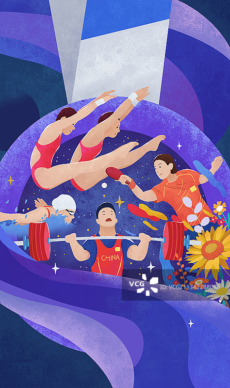 运动海报图片素材