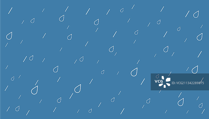线条风格的降雨背景图片素材