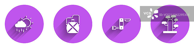 雨云水壶瑞士军用水壶套装图片素材