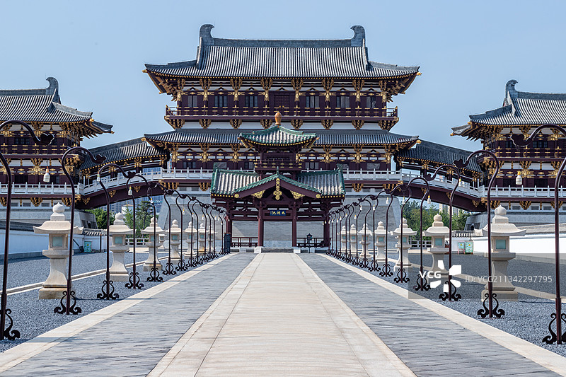 洛阳九州池,唐朝,池塘,九州,神,洛阳图片素材