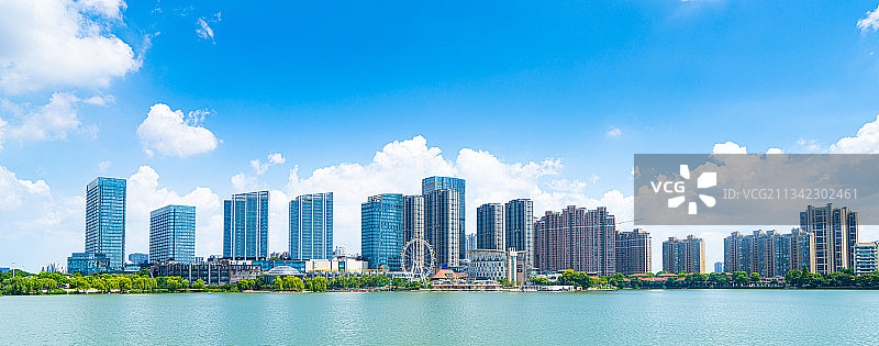 南京江宁城市中心图片素材