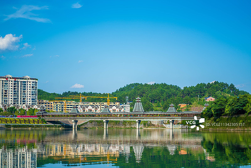 新晃风雨桥图片素材