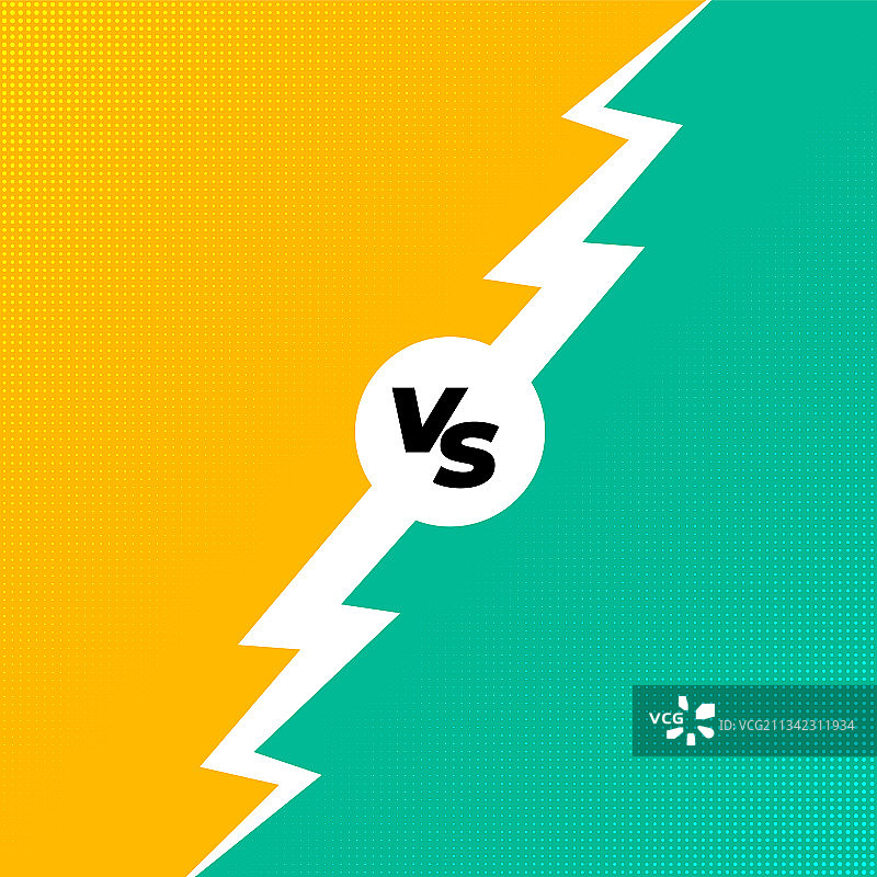 用于比较竞争的VS背景图片素材