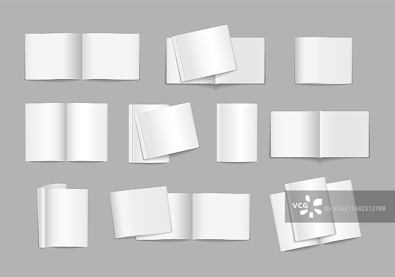 空白杂志封面小册子图片素材