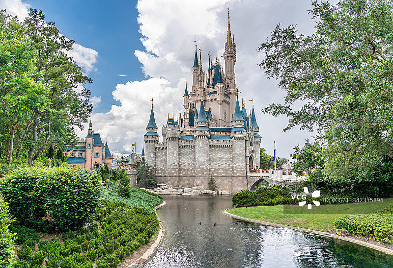 美国奥兰多迪士尼城堡图片素材