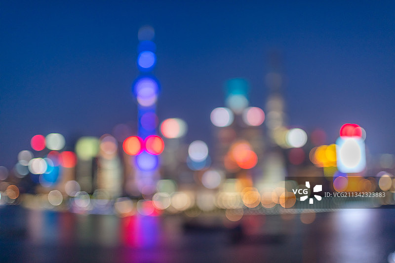 上海浦东陆家嘴黄浦江两岸城市风光图片素材