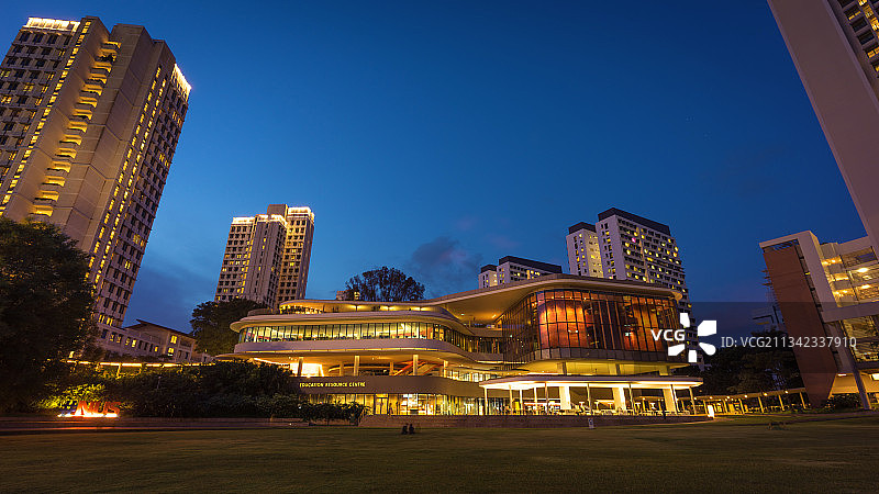 新加坡国立大学夜景图片素材