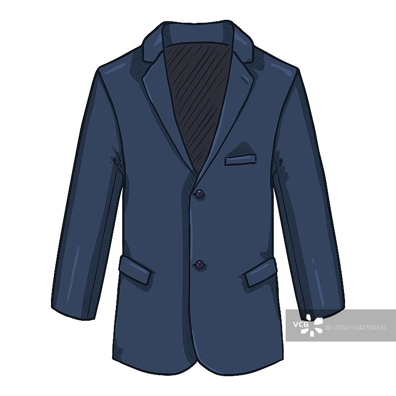 卡通西装外套图片素材