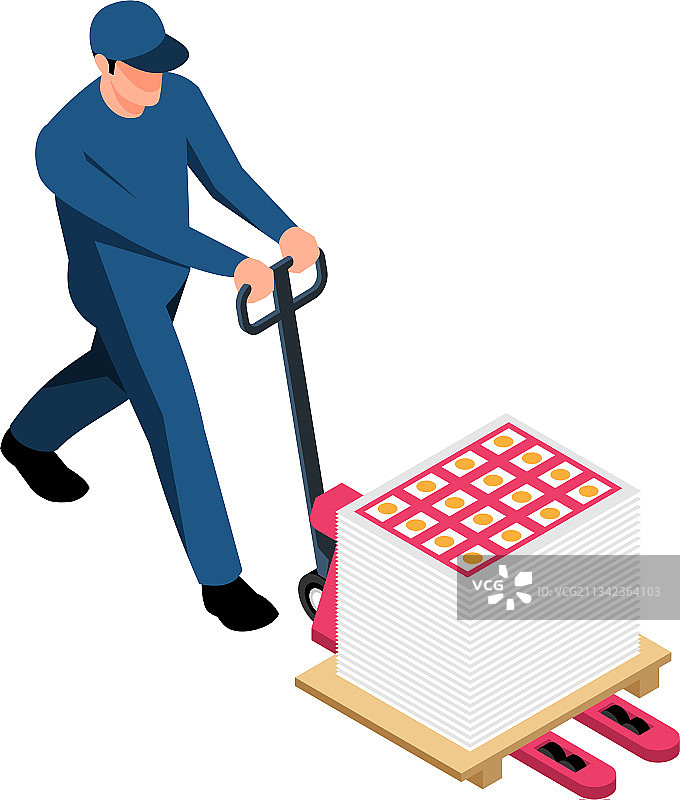 印刷工人图标图片素材