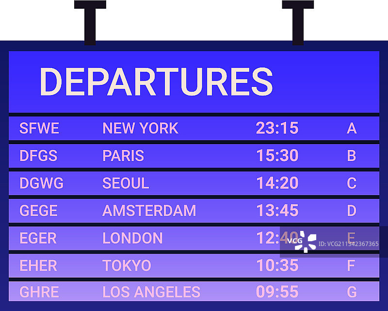 离港信息显示屏图标图片素材