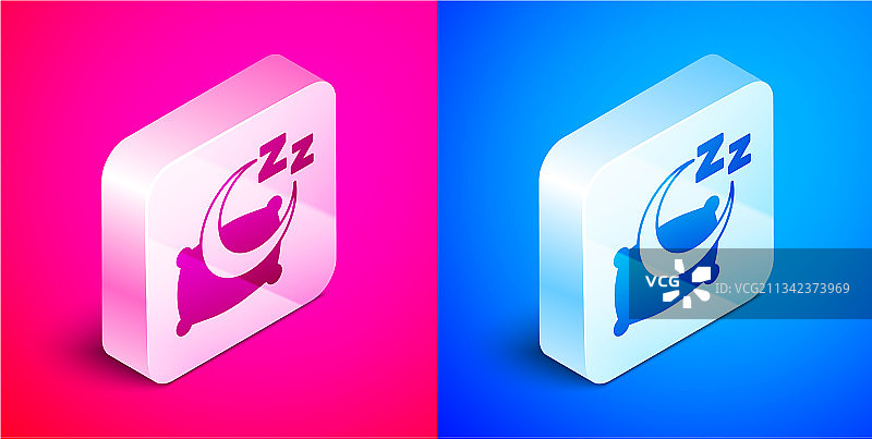2.5D睡眠时间图标图片素材