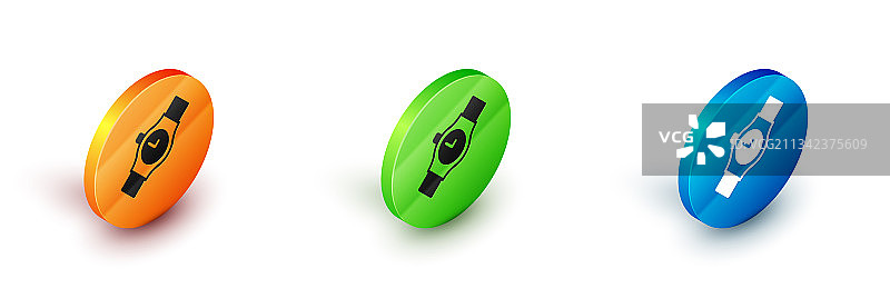 2.5D手表图标图片素材