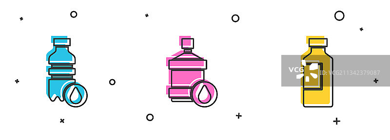 大瓶瓶装水清洁套装图片素材