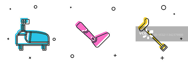 病床假肢腿和手杖合集图片素材