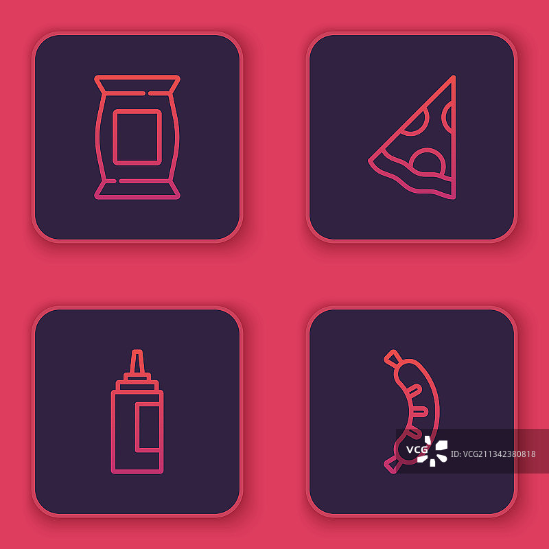 薯片酱瓶袋图片素材