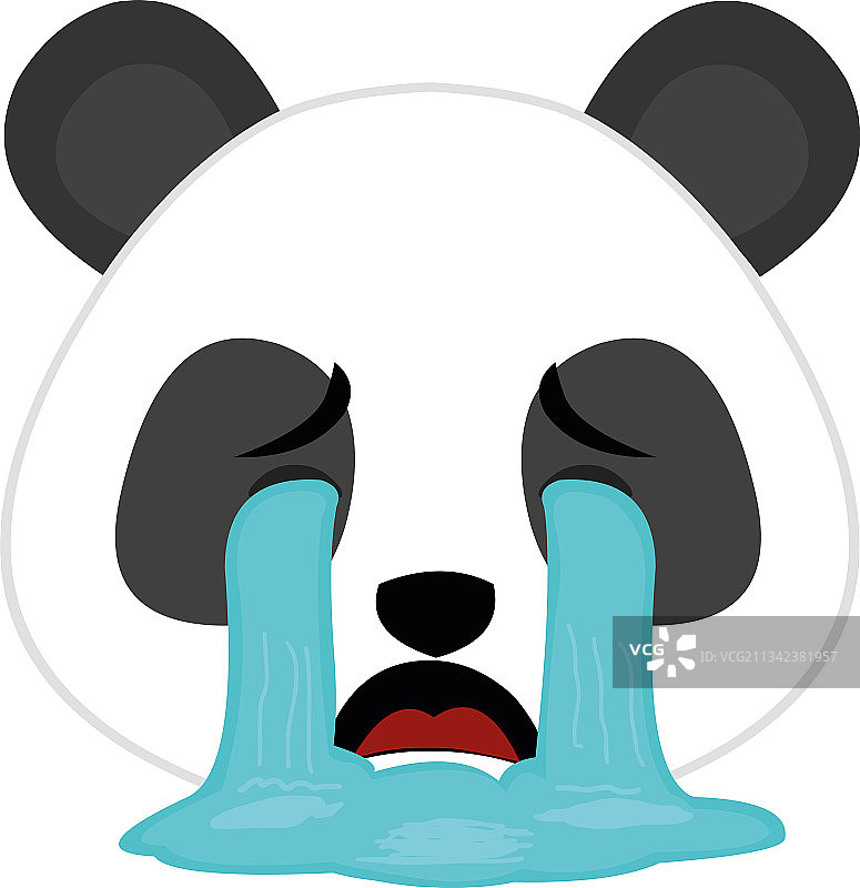 哭泣的熊猫图片素材