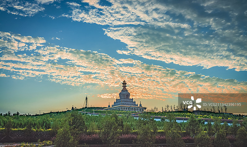 辽宁阜新瑞应寺时轮金刚塔图片素材