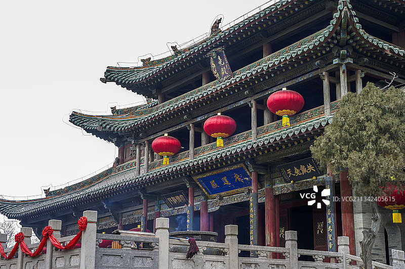 中国山西省临汾市尧庙图片素材