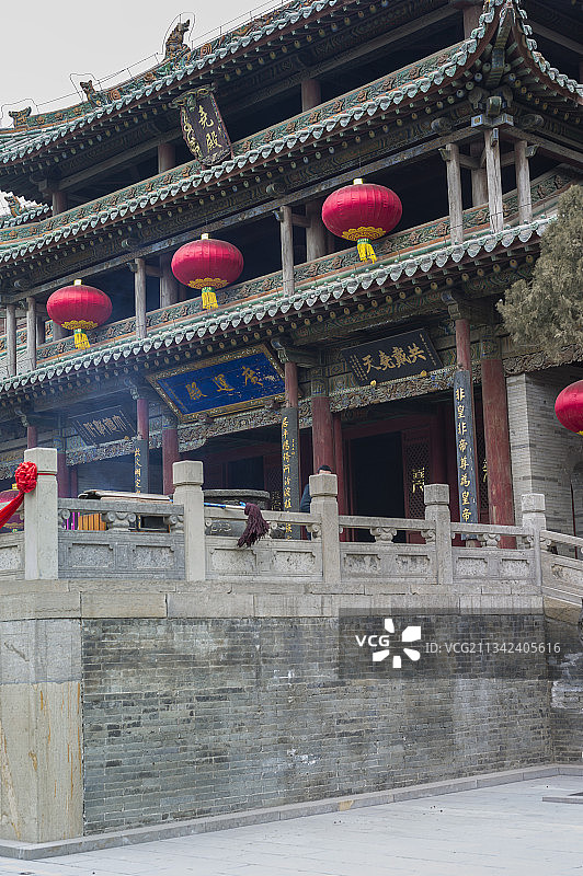 中国山西省临汾市尧庙图片素材