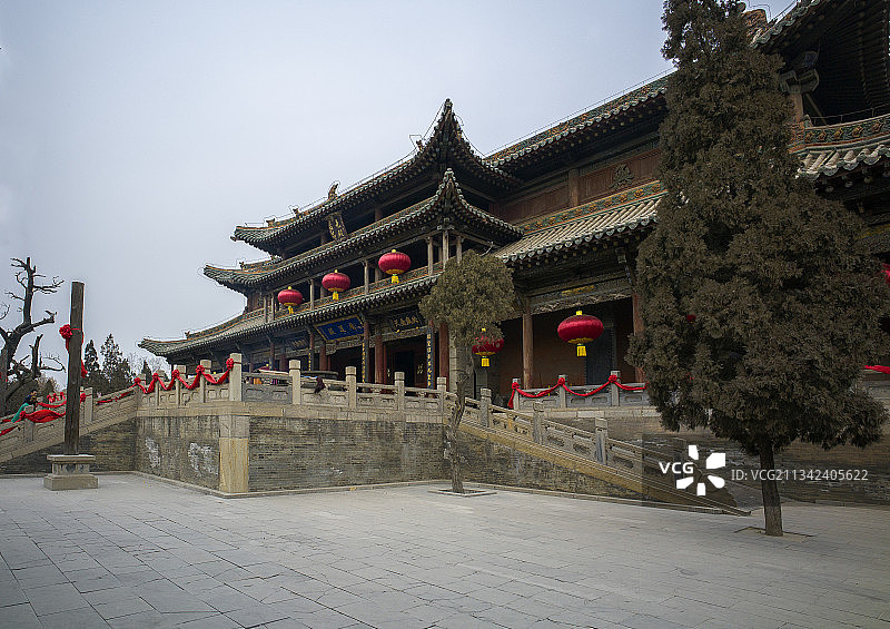 中国山西省临汾市尧庙图片素材