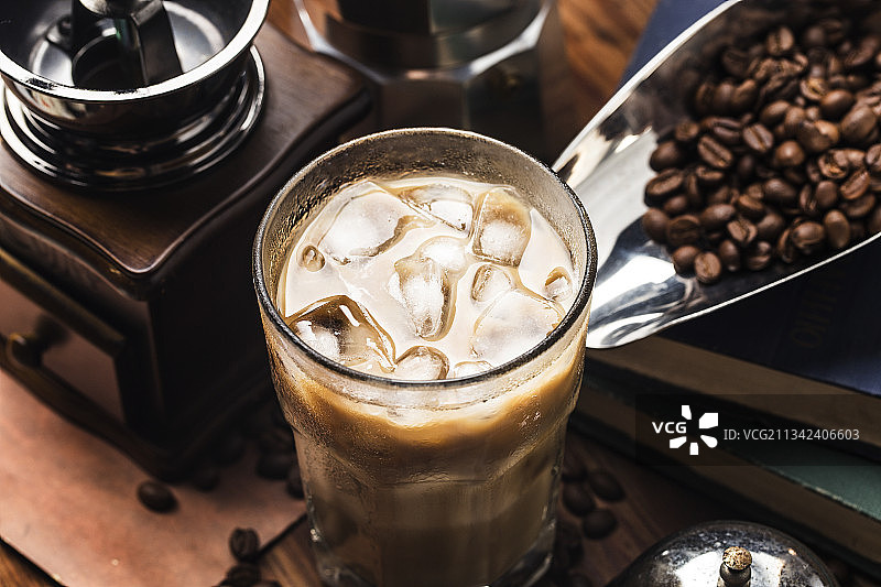 一杯冰咖啡图片素材