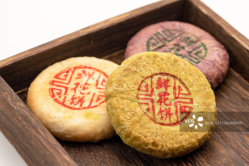 云南鲜花饼图片素材