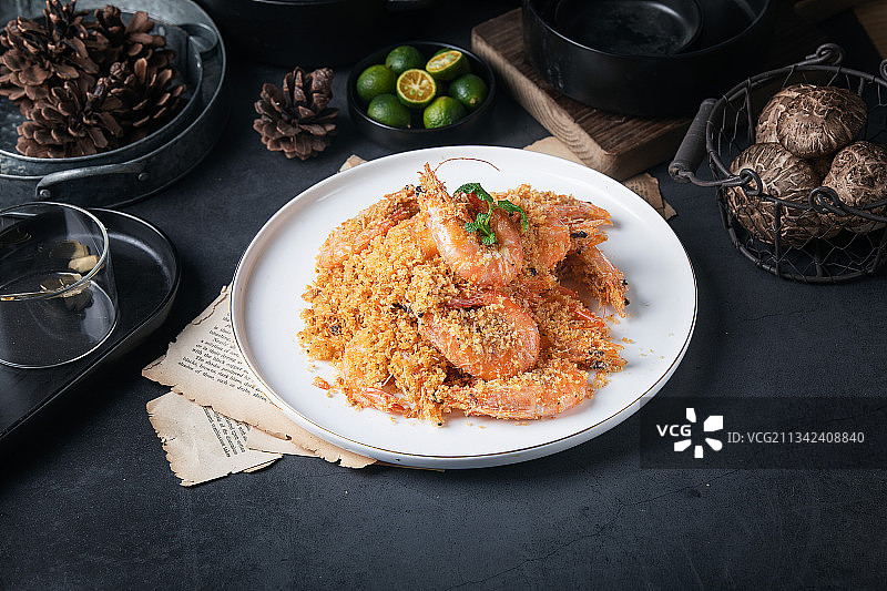 避风塘虾图片素材