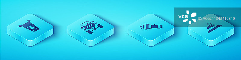 2.5D犀牛越野车猎人帽图片素材