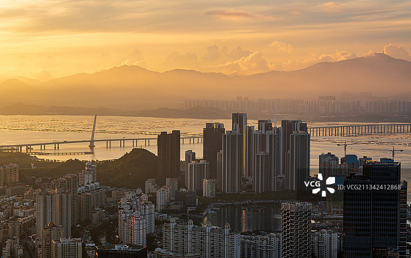 深圳海港城市风光图片素材