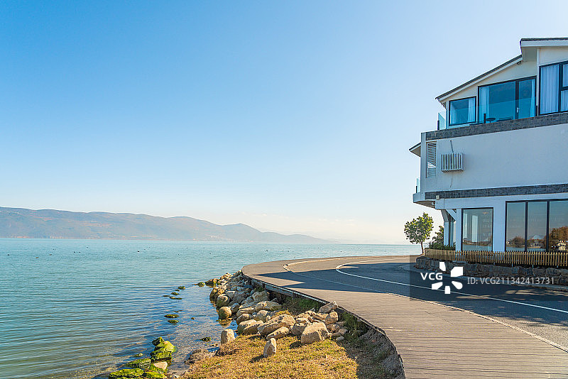 云南大理双廊磻溪村的风景图片素材