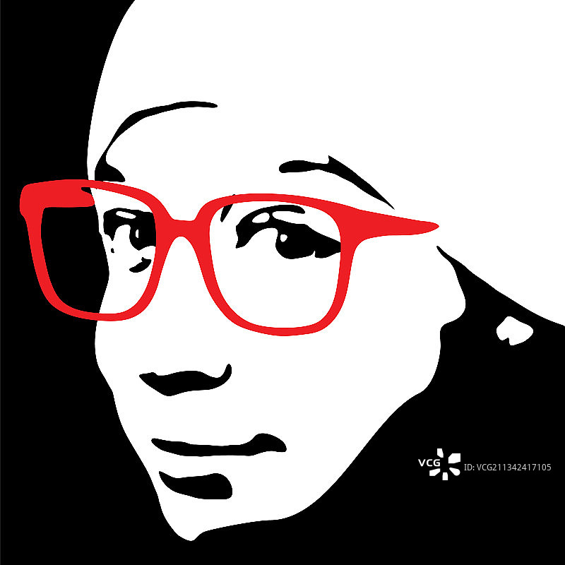 女性头部美容时尚剪影图片素材