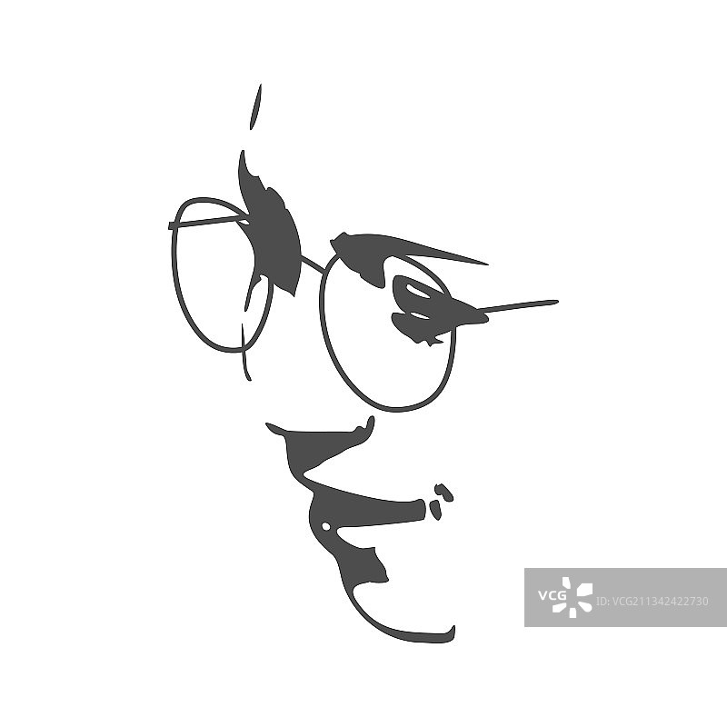 女性头部美容时尚剪影图片素材