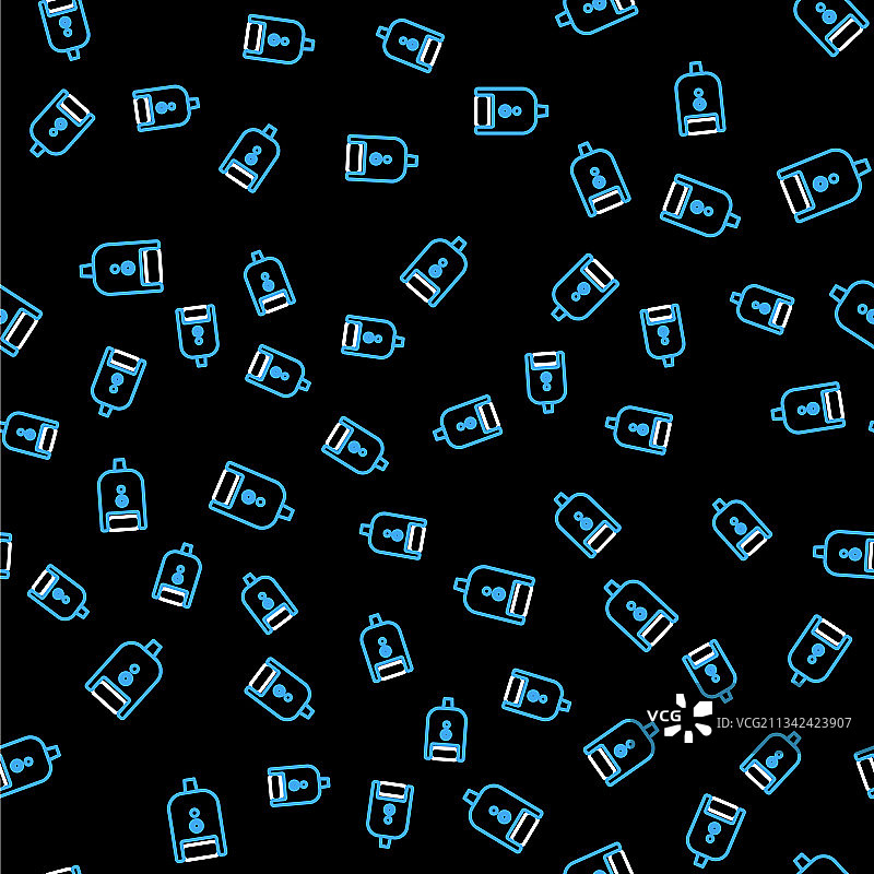 男士电动剃须刀片图标线条图片素材