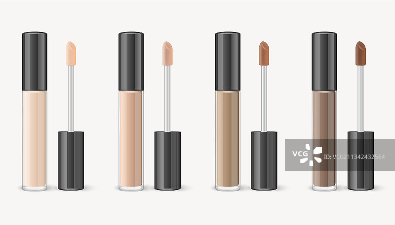 3D逼真唇彩粉底液图片素材
