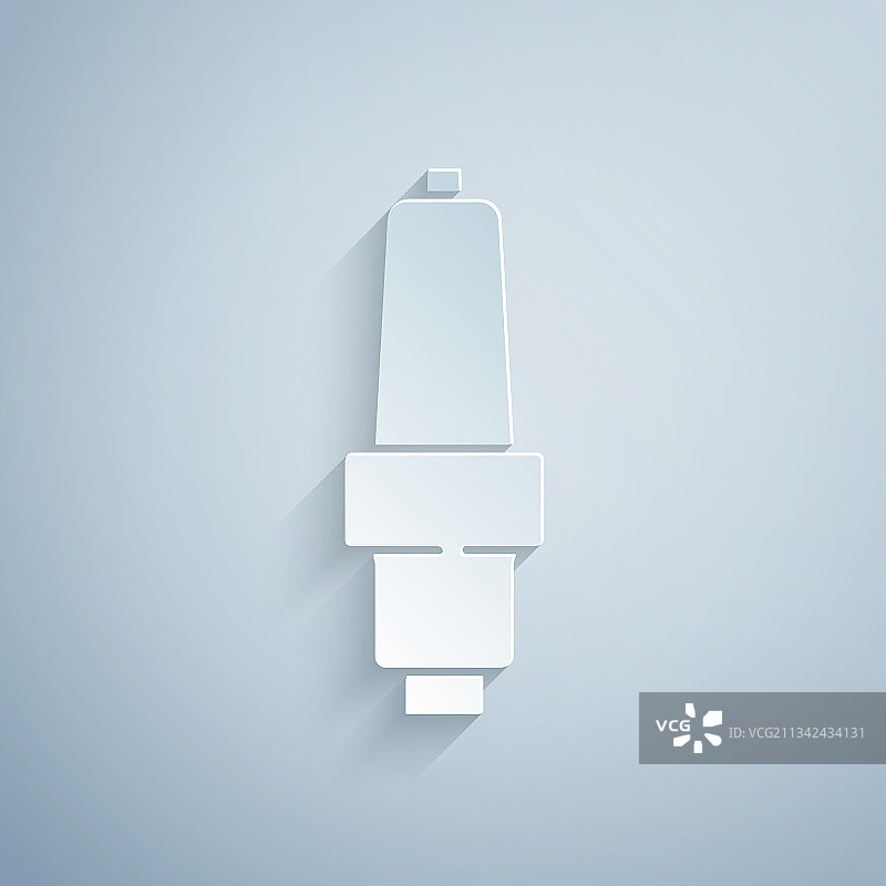 剪纸汽车火花塞图标图片素材